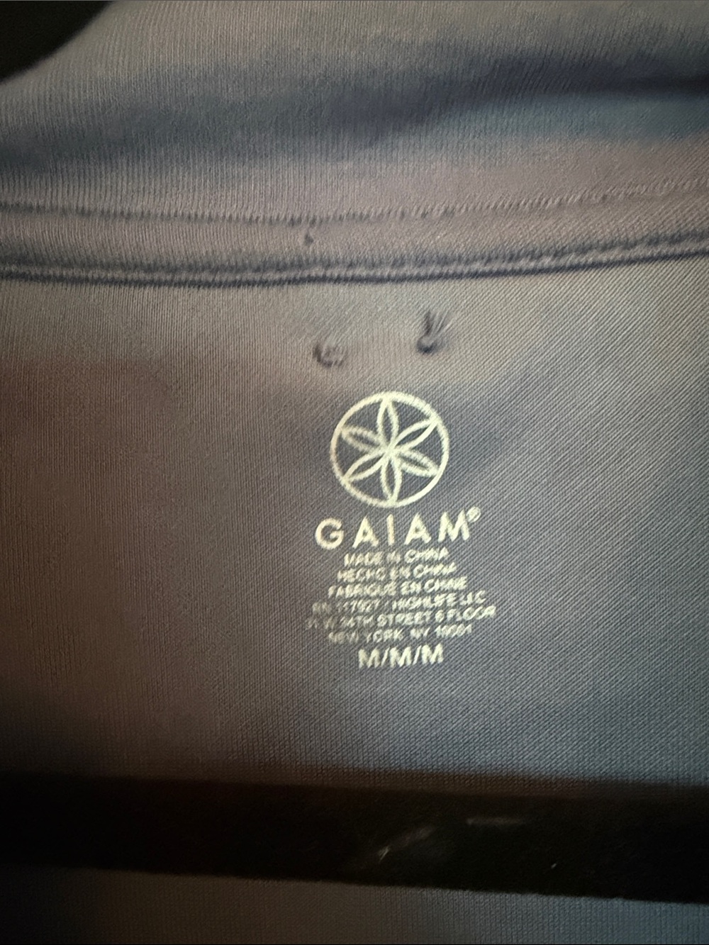 Gaiam Lavender-Grey Performance Pullover - Picture 2 of 5